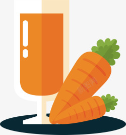 胡萝卜LOGO胡萝卜果汁矢量图图标高清图片