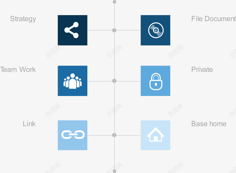 分割线说明图示矢量图ai免抠素材_88icon https://88icon.com 创意图表 商业策略 步骤流程图 销售策略 矢量图