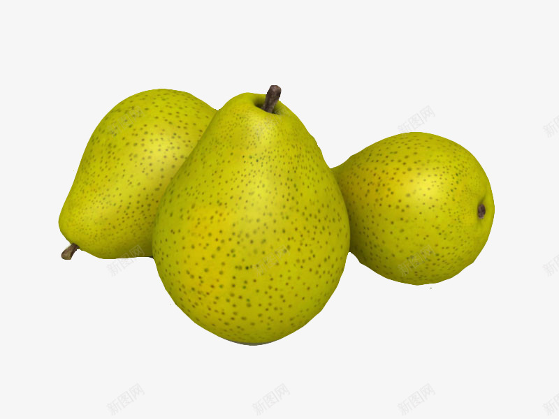 三个雪花梨png免抠素材_88icon https://88icon.com 三个雪花梨 新鲜水果 绿色雪花梨 雪梨 雪花梨 鲜果