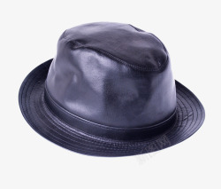 黑色旧式皮革帽黑色旧式皮革帽高清图片