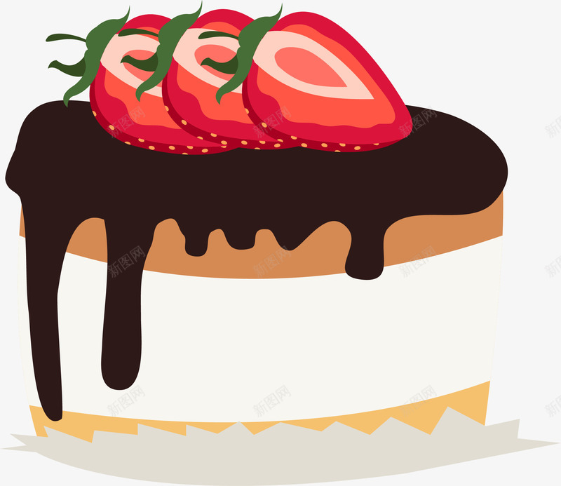 草莓巧克力蛋糕png免抠素材_88icon https://88icon.com 巧克力 布丁 手绘草莓布丁 甜品 甜食 草莓 草莓布丁 蛋糕 食物