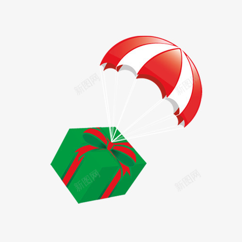 圣诞礼物创意png免抠素材_88icon https://88icon.com 创意礼盒 热气球 热气球免抠素材 礼物 礼盒