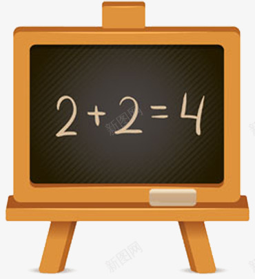 木质小黑板数学简单算式png免抠素材_88icon https://88icon.com 数学 木质 简单 算式 黑板