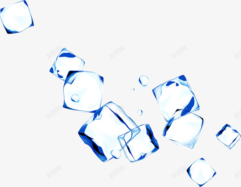 海报夏日冰块效果png免抠素材_88icon https://88icon.com 冰块 夏日 效果 海报