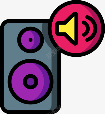 音箱音箱音量icon矢量图图标图标