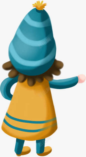 手绘合成造型人物带蓝色帽子的小男孩png免抠素材_88icon https://88icon.com 人物 合成 帽子 男孩 蓝色 造型