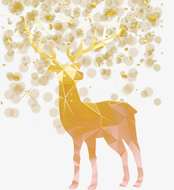圣诞节装饰麋鹿矢量图素材