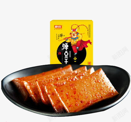 一盘麻辣豆腐png免抠素材_88icon https://88icon.com 豆腐块 辣椒 零食 麻辣食物