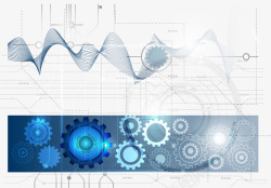 齿轮与商务科技元素素材