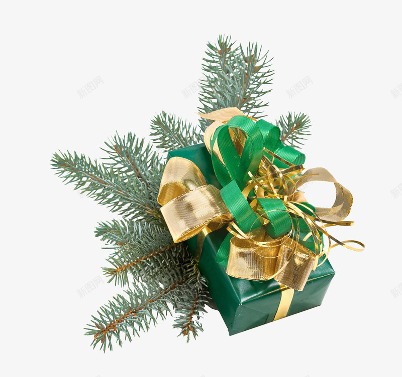 圣诞礼盒png免抠素材_88icon https://88icon.com 圣诞节 拉花 松针 植物 礼物盒圣诞矢量图礼物盒圣诞素材库礼物盒圣诞素材库图 绿色的礼盒