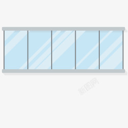 扁平化窗户玻璃素材