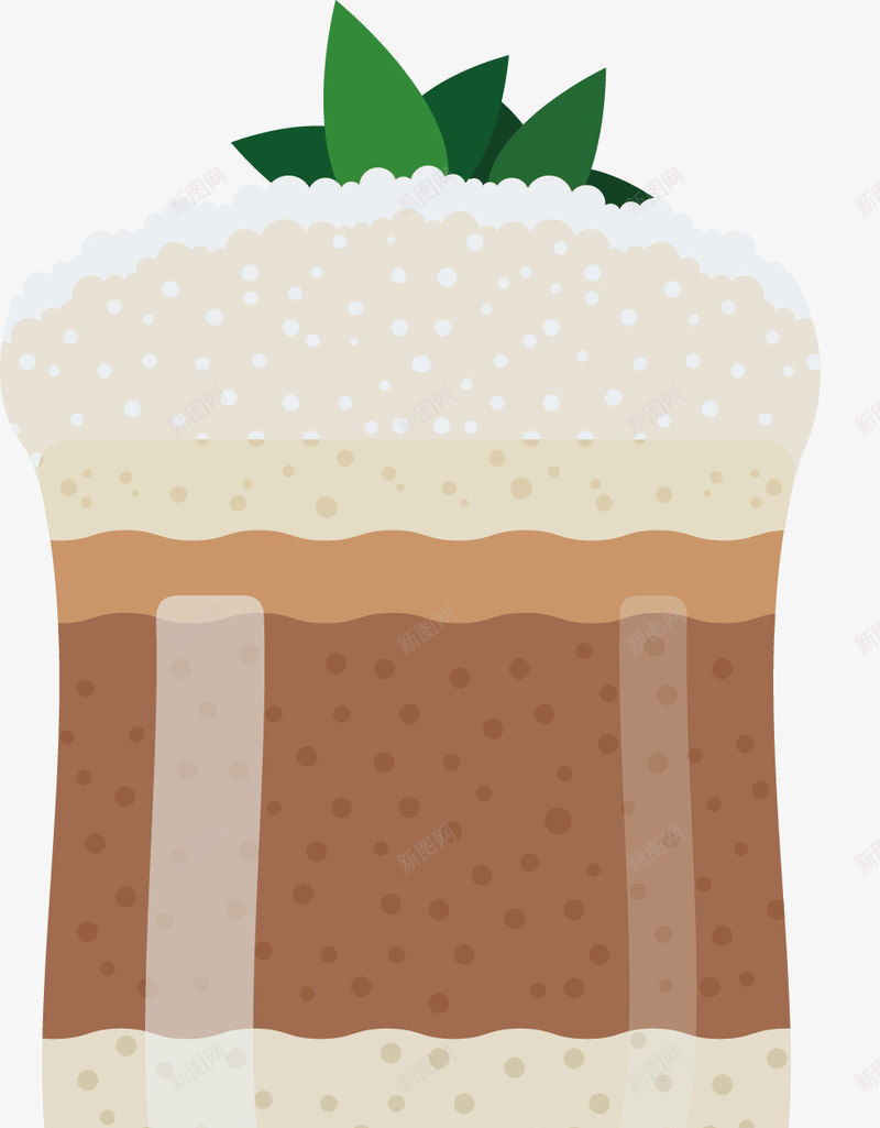 冰激凌盆栽矢量图ai免抠素材_88icon https://88icon.com 冰激凌 巧克力色 手绘 植物 甜品 盆栽 雪花 矢量图
