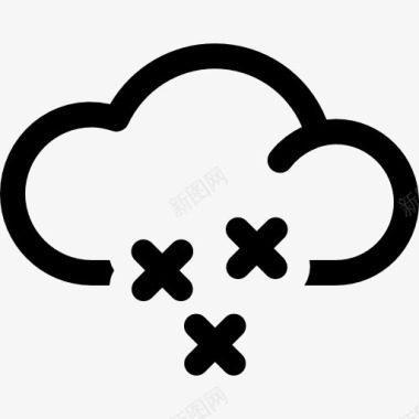 天气气象云图标图标