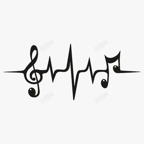 音符png免抠素材_88icon https://88icon.com 创意音符 心电图 手绘音符 音乐 音符涂鸦