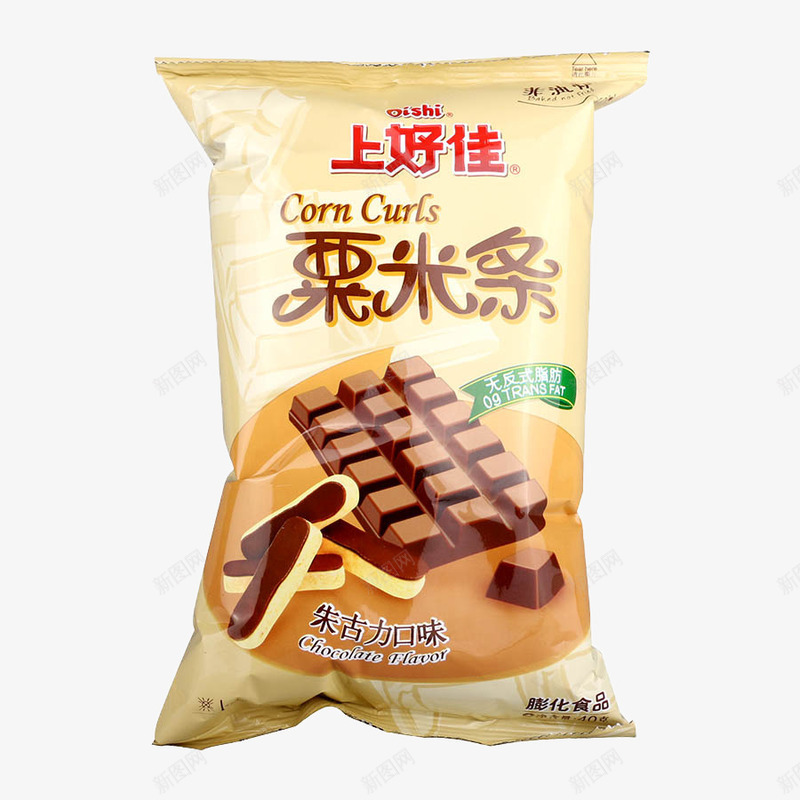 上好佳朱古力味粟米条psd免抠素材_88icon https://88icon.com 上好佳 巧克力 零食 食品