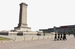 北京旅游人民英雄纪念碑素材
