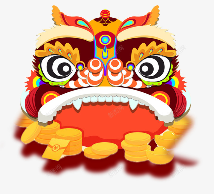 卡通中国风老虎头金币喜庆PSDpsd免抠素材_88icon https://88icon.com 中国风动物脸谱 卡通中国风老虎头金币喜庆PSD模板图片免费下载 卡通虎头 卡通金币 变脸 川剧 脸谱 舞龙舞狮 虎头 虎头标题 闹新春