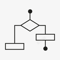 算法算法条件过程技术组合图标高清图片