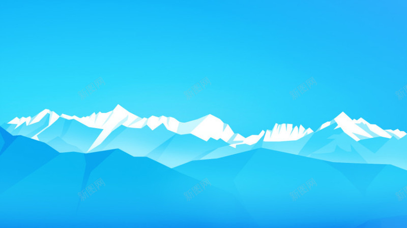 蓝色雪山背景png免抠素材_88icon https://88icon.com 背景 蓝色 雪山 风景