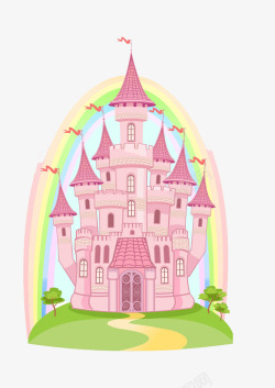 梦想屋粉色城堡高清图片
