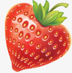 精美草莓水果矢量图素材
