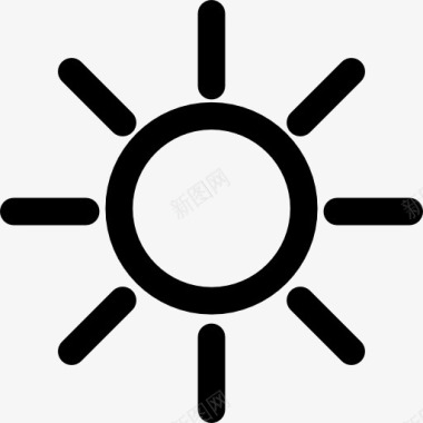 白光光束阳光ShinySun图标图标