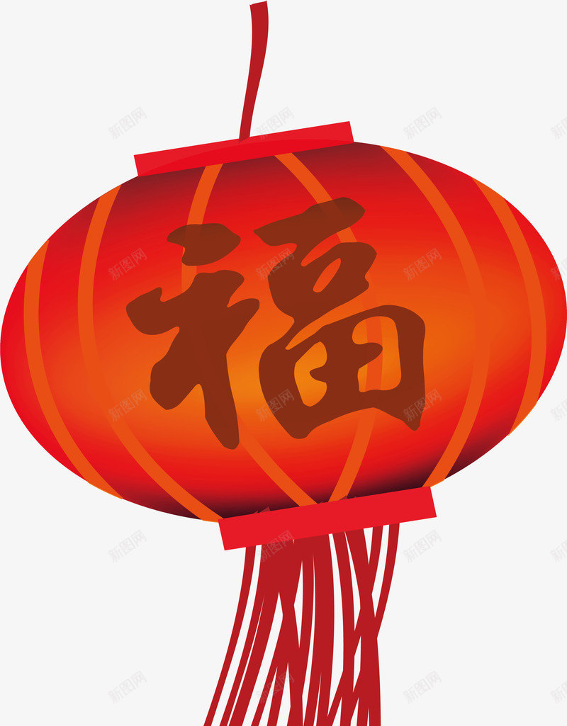 春节红色福字灯笼png免抠素材_88icon https://88icon.com 中国风 新春灯笼 春节灯笼 灯笼挂饰 福字灯笼 红色灯笼