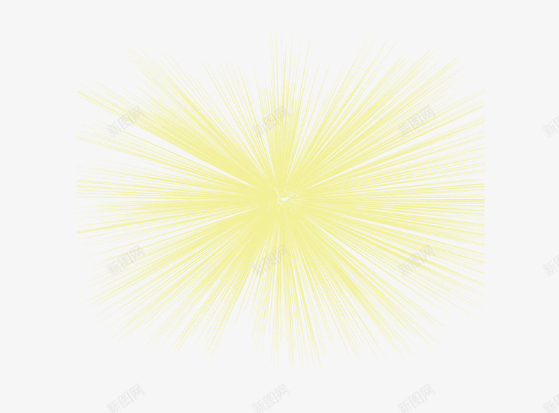 黄色光线矢量图ai免抠素材_88icon https://88icon.com 光效 光线 射线 黄色光线 矢量图