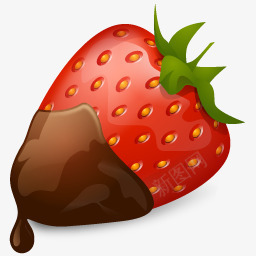 巧克力love草莓巧克力图标图标