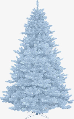 银色水晶圣诞树素材