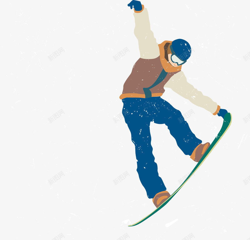 滑雪场滑雪的人矢量图ai免抠素材_88icon https://88icon.com 冬季 滑雪 滑雪场 滑雪橇 矢量图 运动