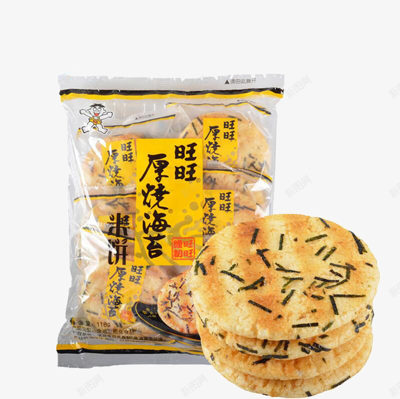 旺旺海苔雪饼png免抠素材_88icon https://88icon.com 产品实物 海苔 雪饼 零食