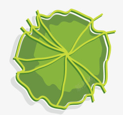 荷叶纹理绿树素材
