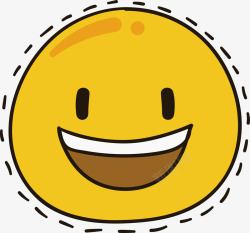 微笑表情素材