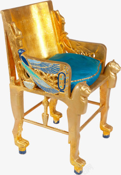 古代金色皇帝座椅素材