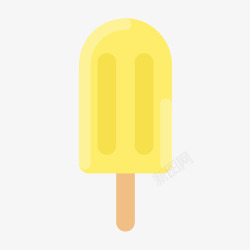 黄色冰淇淋美味雪糕高清图片