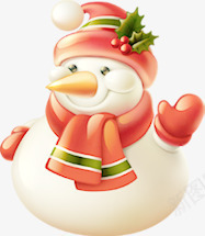 圣诞可爱小雪人png免抠素材_88icon https://88icon.com 3d打招呼雪人 卡通礼貌 可爱小雪人 圣诞雪人 微笑雪人 戴帽子的小雪人 暖色调雪人