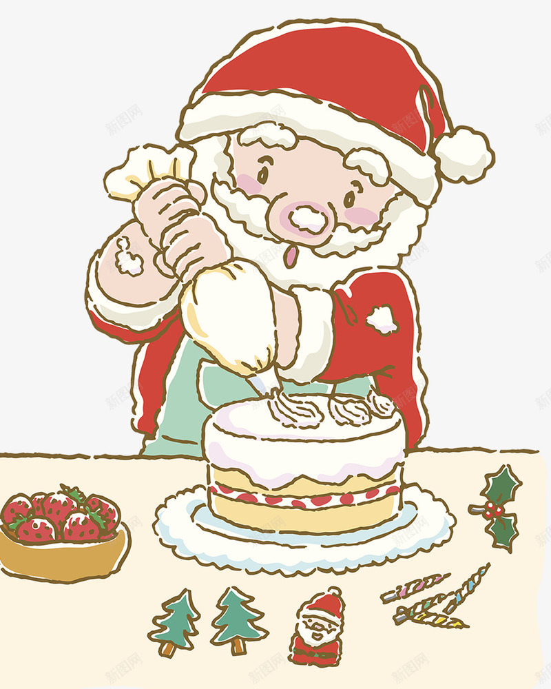 圣诞节蛋糕png免抠素材_88icon https://88icon.com 下雪 促销 圣诞大餐 圣诞礼物 圣诞老人 标签牌 烘焙 生日 草莓 蛋糕 雪花