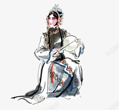 京剧戏曲人物戏曲人物中国风图标图标
