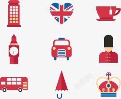 英国皇冠矢量图形英国旗子高清图片