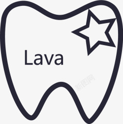 lavalava全瓷牙icon图标高清图片