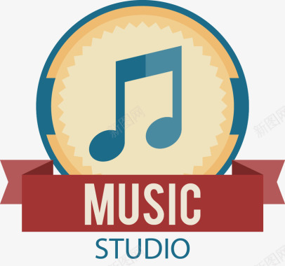 音乐工作室一个音乐工作室LOGO图图标图标