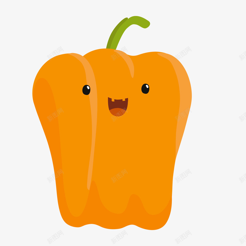 卡通可爱的蔬菜表情矢量图ai免抠素材_88icon https://88icon.com 卡通 可爱 标签 植物 甜椒 蔬菜 表情 食物 矢量图