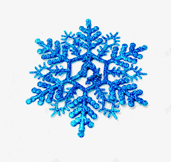 塑胶雪花挂件png免抠素材_88icon https://88icon.com 塑胶雪花 实物 蓝色雪花挂件 蓝色雪花挂饰 装饰品