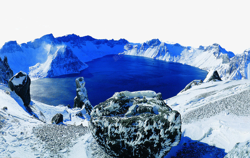著名景点长白山天池png免抠素材_88icon https://88icon.com 东北景点 天池 旅游景区 著名景点 长白山风景图 雪山