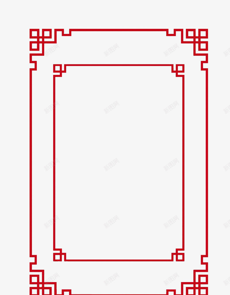 喜庆春节中国风线框png免抠素材_88icon https://88icon.com 中国风 中国风线框 喜庆 春节 边框