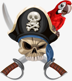 海盗标志素材
