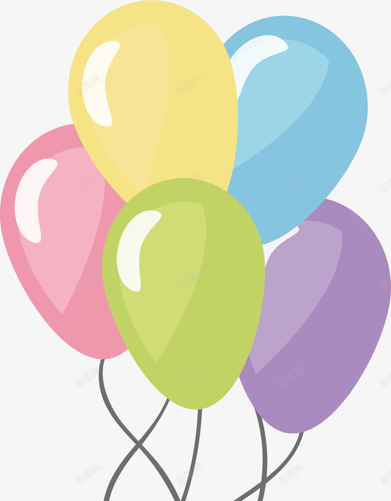 一束彩色气球矢量图eps免抠素材_88icon https://88icon.com 一束气球 彩色气球 气球 派对气球 浪漫气球 矢量png 矢量图