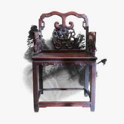 中国风古董太师椅素材