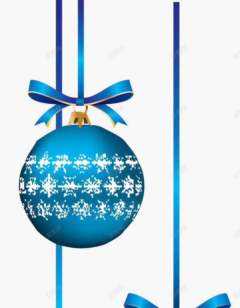 蓝色雪花冬季圣诞球挂饰矢量图ai免抠素材_88icon https://88icon.com Christma Christmas Merry merry 圣诞快乐 圣诞球 圣诞节 矢量图 节日彩球
